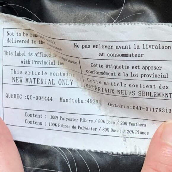 Nicole Benisti Nb Series Down Filled Fur Trim Parka Coat Jacket Black Size XS - Picture 12 of 16